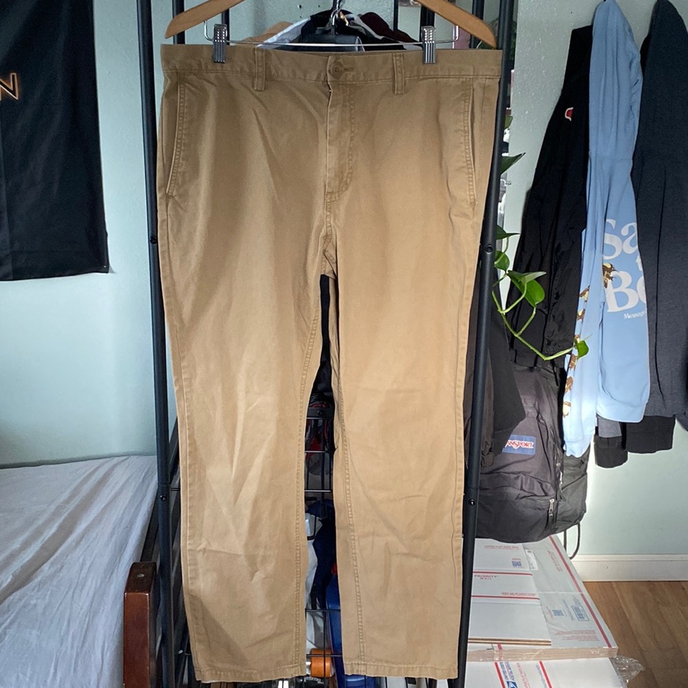 Tan Old Navy Lived-In Chinos